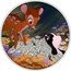 Niue Two Dollars (Bambi & Flower) 1 OZ 999 FINE SILVER © DISNEY coin reverse