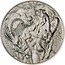 Niue Two Dollars Elizabeth II-Thor 2022  BU ONE TROY OUNCE. 999 FINE SILVER coin reverse
