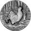 Niue Two Dollars (Grouse)  coin reverse