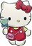 Niue Two Dollars Hello Kitty 2022  Proof  coin reverse
