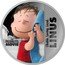Niue Two Dollars (Linus) LIKEABLE. LOVING. LOYAL. 1 OUNCE .999 FINE SILVER © 2015 PEANUTS © FOX LINUS THE PEANUTS MOVIE coin reverse