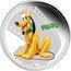 Niue Two Dollars Pluto - Elizabeth II 2014  Proof PLUTO 1 OZ 999 FINE SILVER ©DISNEY coin reverse
