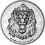 Niue Two Dollars Roaring Lion 2022  Bullion. ALL YOUR WORDS ARE TRUE on reverse תא ONE TROY OUNCE .9999 FINE SILVER coin reverse