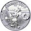 Niue Two Dollars (Disney. Steamboat Willie) STEAMBOAT WILLIE 1928 1 OZ 999 FINE SILVER © DISNEY coin reverse