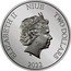 Niue Two Dollars Classic Superheroes. The Flash 2022  Proof ELIZABETH II NIUE TWO DOLLARS IRB 2022 coin obverse