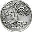Niue Two Dollars Tree of Life 2022  Bullion יהוה ONE TROY OUNCE .9999 FINE SILVER coin reverse