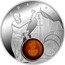 Niue 1 Dollar Amber Route. Gdansk 2016 mw Proof GDANSK coin reverse