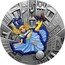 Niue 1 Dollar Blue Fairy Tale 2021  Antiqued  coin reverse
