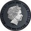 Niue One Dollar Dingo with Puppies 2021  Black Proof ELIZABETH II NIUE 2021 ONE DOLLAR IRB 1OZ 999 SILVER coin obverse