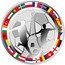 Niue 1 Dollar (European Football Championship in France)  coin reverse