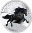 Niue 1 Dollar (Friesian Horse) KOŃ FRYZYJSKI FRIESIAN HORSE coin reverse