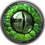 Niue 1 Dollar Green Mamba 2021  Antiqued I SEE YOU DO YOU KNOW ME coin reverse