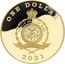 Niue One Dollar Miracle of Bethlehem 2021  Proof ONE DOLLAR PUBLIC SEAL OF NIUE ATUA NIUE TUKULAGI 2021 coin obverse