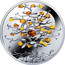 Niue 1 Dollar Tree of Luck. Amber 2016  Proof  coin reverse