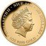 Niue 100 Dollars 95th birthday of the Queen Elizabeth II 2021 ELIZABETH II NIUE 2021 100 DOLLARS 1 OZ 9999 GOLD coin obverse