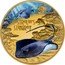 Niue 100 Dollars (Deadly & Dangerous - Stingray) AUSTRALIA'S STINGRAY coin reverse