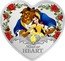 Niue 2 Dollars (Beauty and the Beast) 1 OZ 999 FINE SILVER © DISNEY KIND AT HEART coin reverse