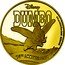 Niue 25 Dollars (Dumbo 75th Anniversary) DISNEY DUMBO 75TH ANNIVERSARY 1/4 OZ 9999 FINE GOLD © DISNEY coin reverse
