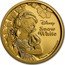 Niue 25 Dollars (Snow White) DISNEY SNOW WHITE © DISNEY 1/4 OZ 9999 FINE GOLD coin reverse