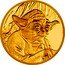 Niue 25 Dollars (Yoda) 1/4 OZ 9999 FINE GOLD © & TM LUCASFILM LTD. coin reverse