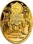 Niue 5 Dollars (Clock) IMPERIAL FABERGÉ EGG coin reverse