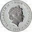 Niue 5 Dollars (Saint George) ELIZABETH II NIUE 5 DOLLARS 2015 IRB coin obverse