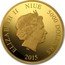 Niue 5000 Dollars Steamboat Willie 2015  Proof ELIZABETH II NIUE 5000 DOLLARS IRB 2015 coin obverse