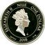 Niue One Dollar (Aureus Moneta Juno) ELIZABETH II NIUE ONE DOLLAR AG999.9 2016 15.5G coin obverse