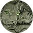 Niue One Dollar (Black Puma) WILDLIFE FAMILY BLACK PUMA coin reverse