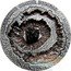 Niue One Dollar (Popigai Meteorite Crater) METEORITE CRATER PAPIGAI coin reverse