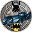Niue Two Dollars (1989 Batmobile) 1989 BATMOBILE 1 OZ 999 FINE SILVER © & TM DC COMICS. (S21) coin reverse
