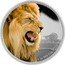 Niue Two Dollars (African Lion) 1 OZ 999 FINE SILVER coin reverse