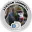 Niue Two Dollars (African Mandrill) AFRICAN MANDRILL D DISCOVERY TM coin reverse