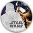 Niue Two Dollars (Captain Phasma) STAR WARS TM 1 OZ 999 FINE SILVER © & ™ LUCASFILM LTD. coin reverse