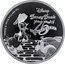 Niue Two Dollars Daisy Duck Anniversary 2015  Proof DISNEY DAISY DUCK 75TH ANNIVERSARY 1OZ 999 FINE SILVER © DISNEY coin reverse