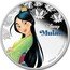 Niue Two Dollars (Disney Princess. Mulan) DISNEY MULAN ©DISNEY 1OZ 999 FINE SILVER coin reverse