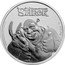 Niue Two Dollars (Elizabeth II Shrek) DREAMWORKS SHREK 1 OZ 999 AG DREANWORKS SHREK © DWA LLC coin reverse