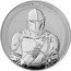 Niue Two Dollars (Elizabeth II The Mandalorian) 1 OZ 999 FINE SILVER © & TM LUCASFILM LTD coin reverse