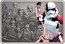 Niue Two Dollars (Executioner Trooper) 1 OZ 999 FINE SILVER © & TM LUCASFILM LTD coin reverse