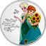 Niue Two Dollars (Frozen Sisters) SISTERS MAKE EACH DAY PERFECT 1 OZ 999 FINE SILVER © DISNEY coin reverse