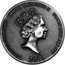 Niue Two Dollars Germanic God Odin 2015 Antique QUEEN ELIZABETH II 2 OZ 999 FINE SILVER NIUE TWO DOLLARS 2015 coin obverse