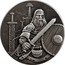 Niue Two Dollars Harald Fairhair 2016  Antique Finish; High Relief HARALD HAIRFIAR coin reverse