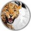 Niue Two Dollars Jaguar 2016  Proof 1 OZ 999 FINE SILVER coin reverse