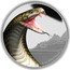 Niue Two Dollars (King Cobra) 1 OZ 999 FINE SILVER coin reverse