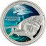 Niue Two Dollars (Mako Shark) SHORTFIN MAKO SHARK 1 OZ 999 FINE SILVER coin reverse