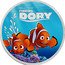 Niue Two Dollars (Marlin and Nemo) DISNEY PIXAR FINDING DORY 1 OZ 999 FINE SILVER © DISNEY coin reverse