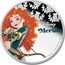Niue Two Dollars (Merida) DISNEY MERIDA ©DISNEY 1OZ 999 FINE SILVER coin reverse