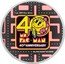 Niue Two Dollars Ms. PAC-MAN 2021  BU 1 OZ 999 FINE SILVER 40 MS PAC-MAN TM 40TH ANNIVERSARY MS.PAC-MAN TM &©BNEI coin reverse