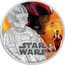 Niue Two Dollars (Poe Dameron) STAR WARS TM 1 OZ 999 FINE SILVER © & ™ LUCASFILM LTD. coin reverse