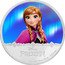 Niue Two Dollars (Princess Anna) DISNEY FROZEN 1 OZ 999 FINE SILVER ©DISNEY coin reverse